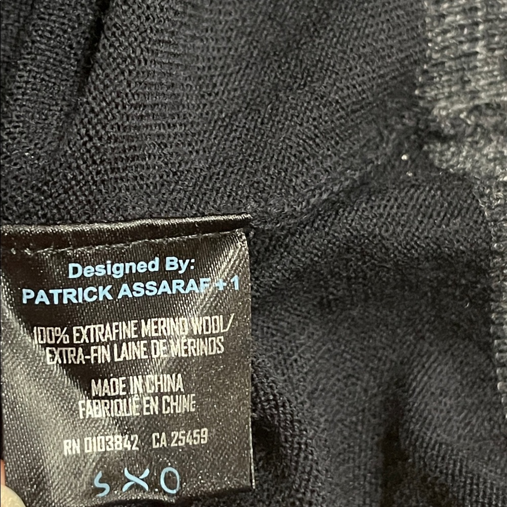 Patrick Assaraf 100% Superfine Merino Wool Cardigan - Picture 6 of 6